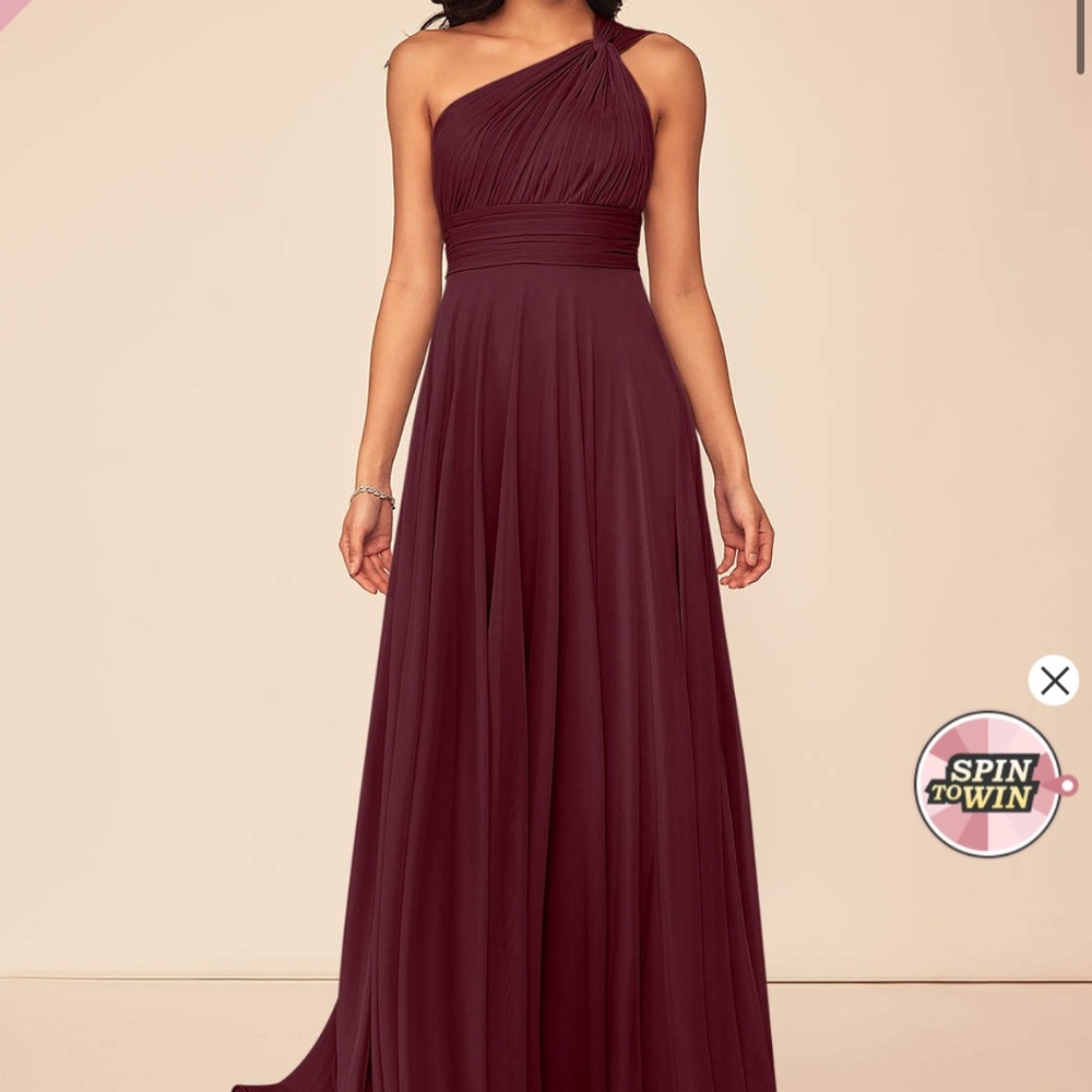 Cabernet wedding dress/bridesmaid dress